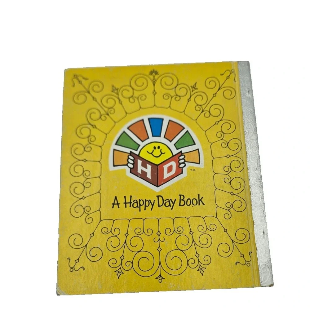 God's World of Colors Happy Day Book Vintage Children Christian HC